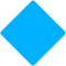Large Blue Diamond emoji on Mozilla